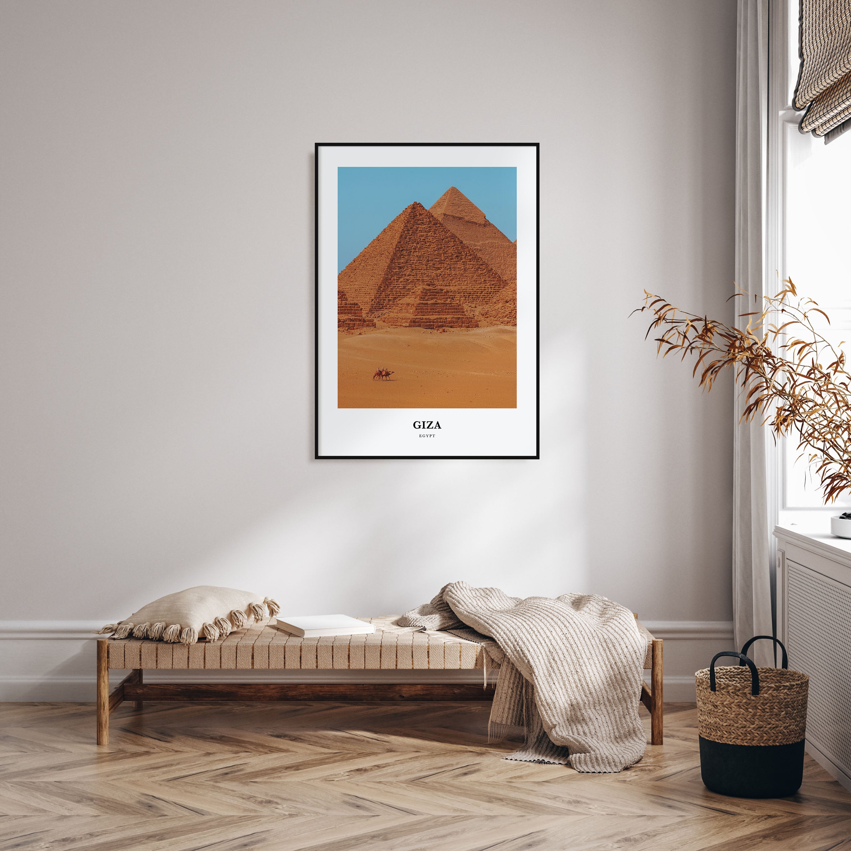 Giza Portrait Color Poster