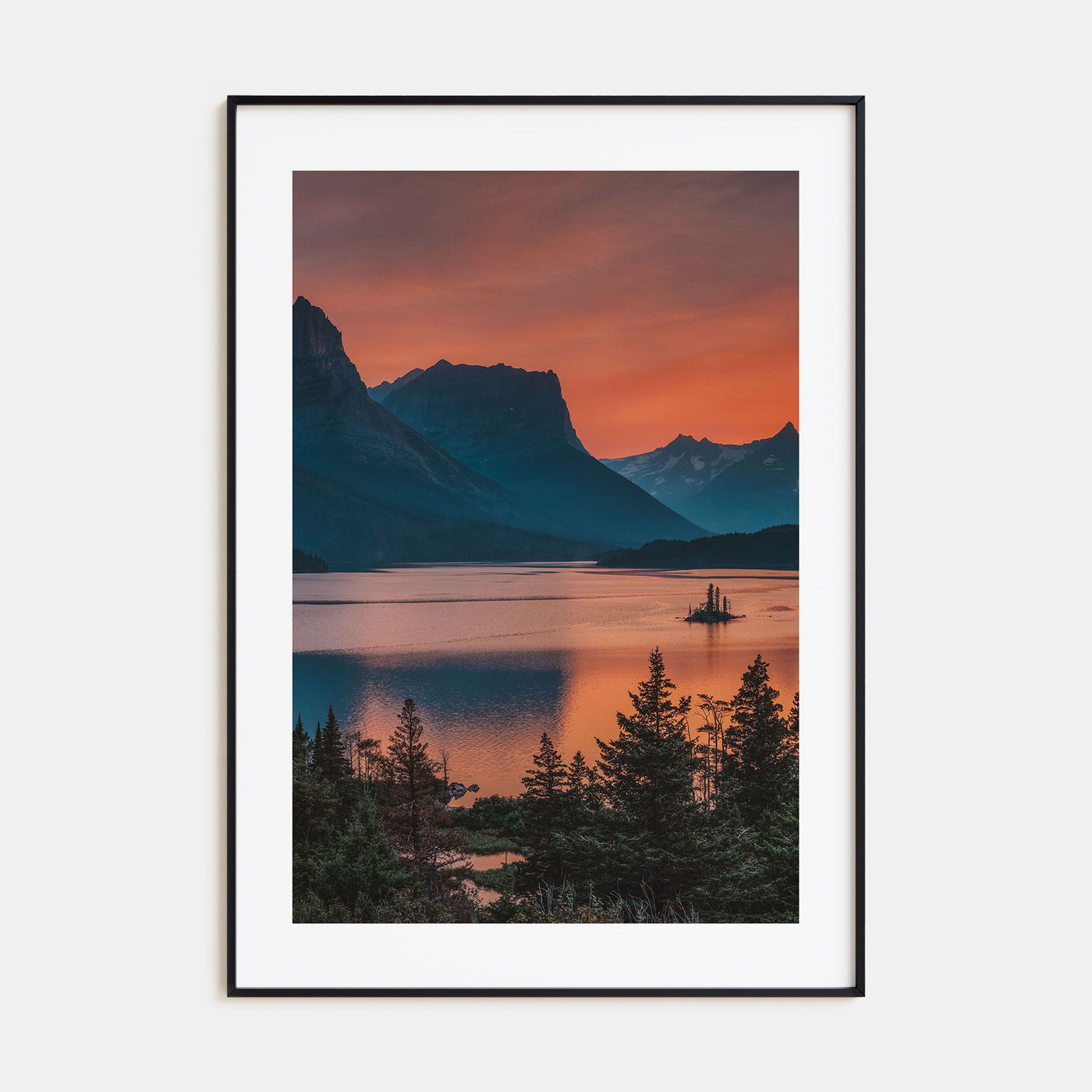 Glacier National Park Photo Color No 3 Poster
