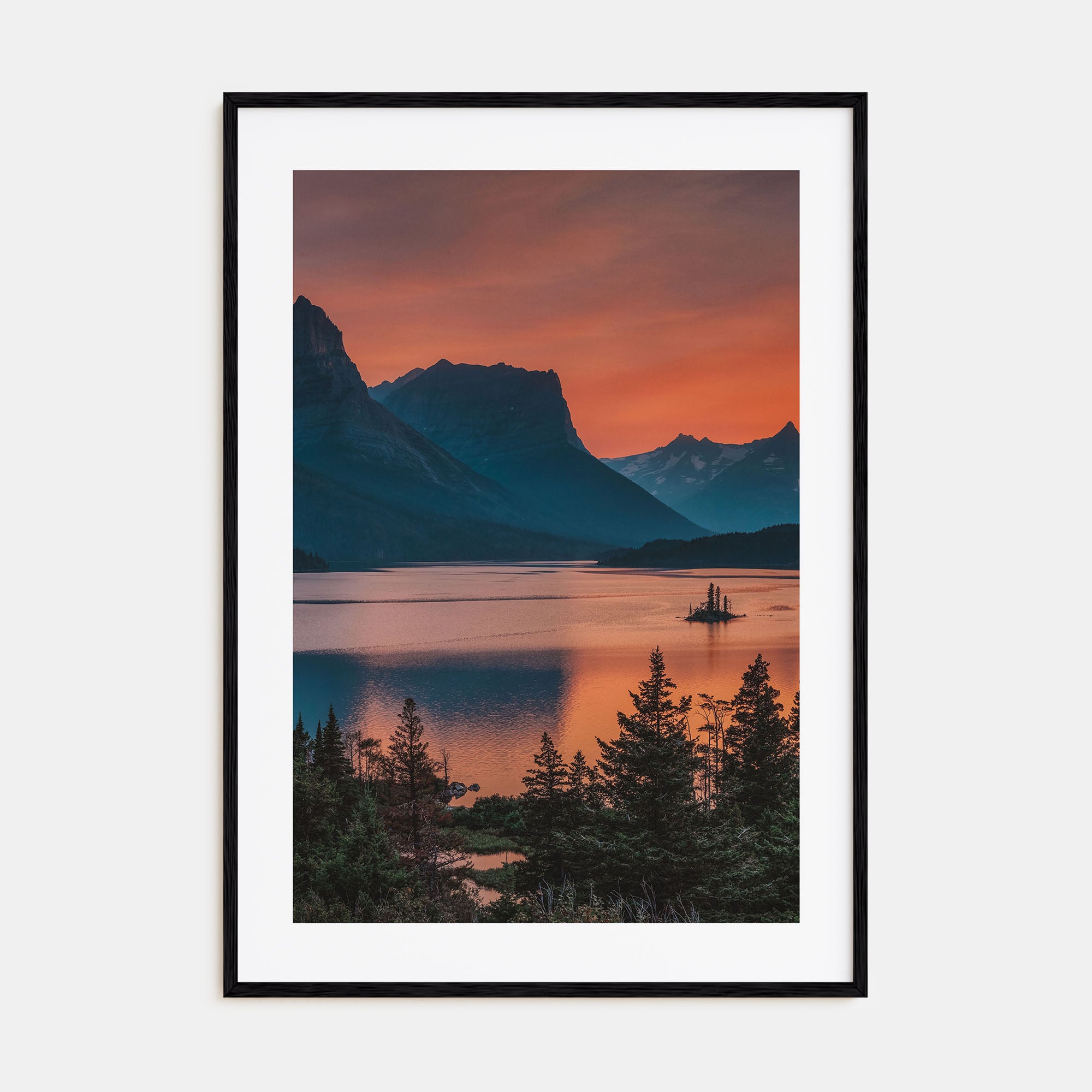 Glacier National Park Photo Color No 3 Poster