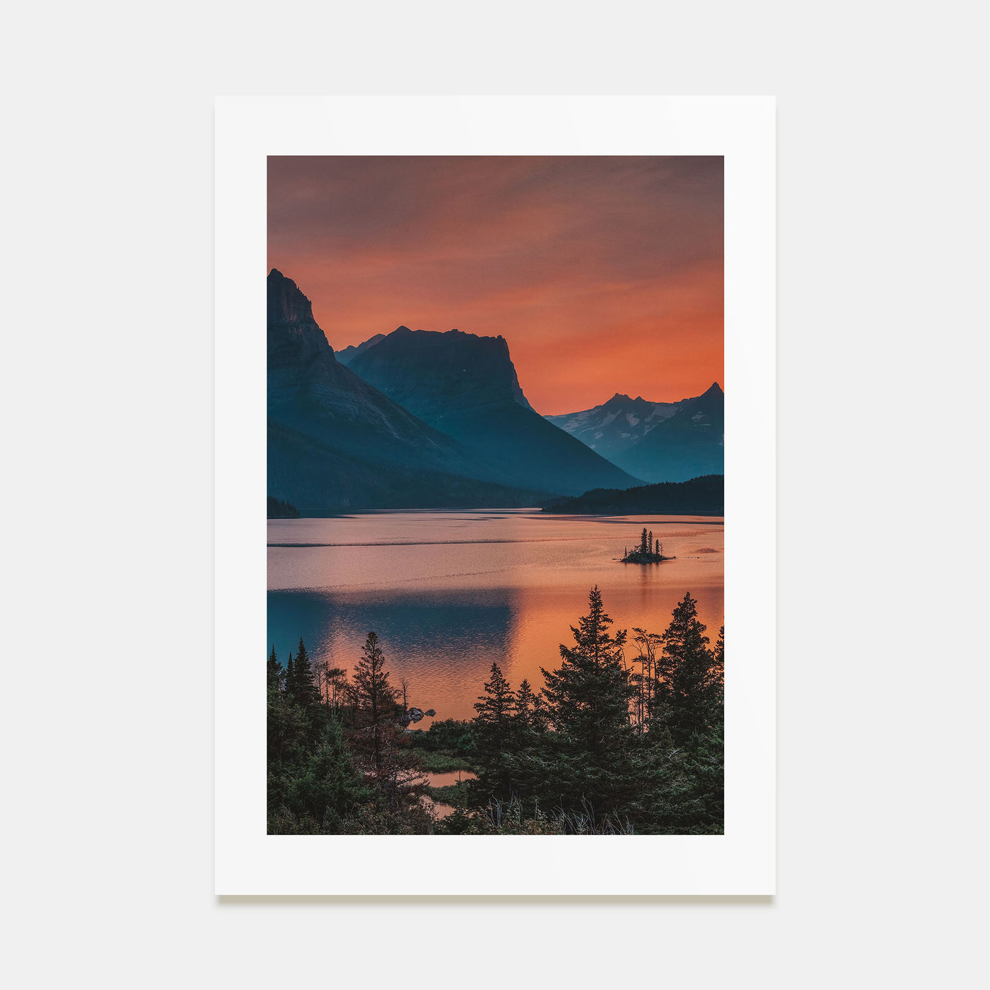 Glacier National Park Photo Color No 3 Poster