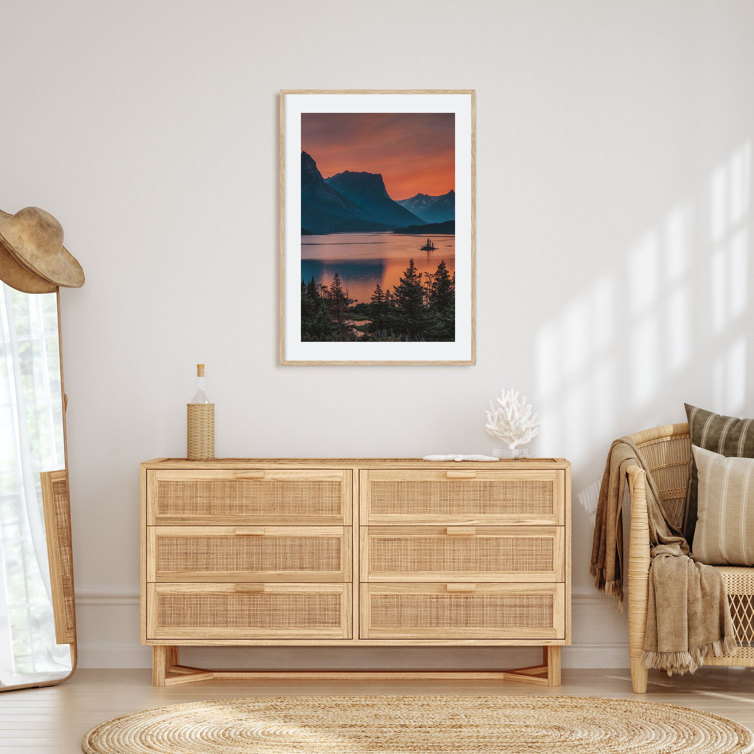 Glacier National Park Photo Color No 3 Poster