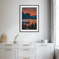 Glacier National Park Photo Color No 3 Poster