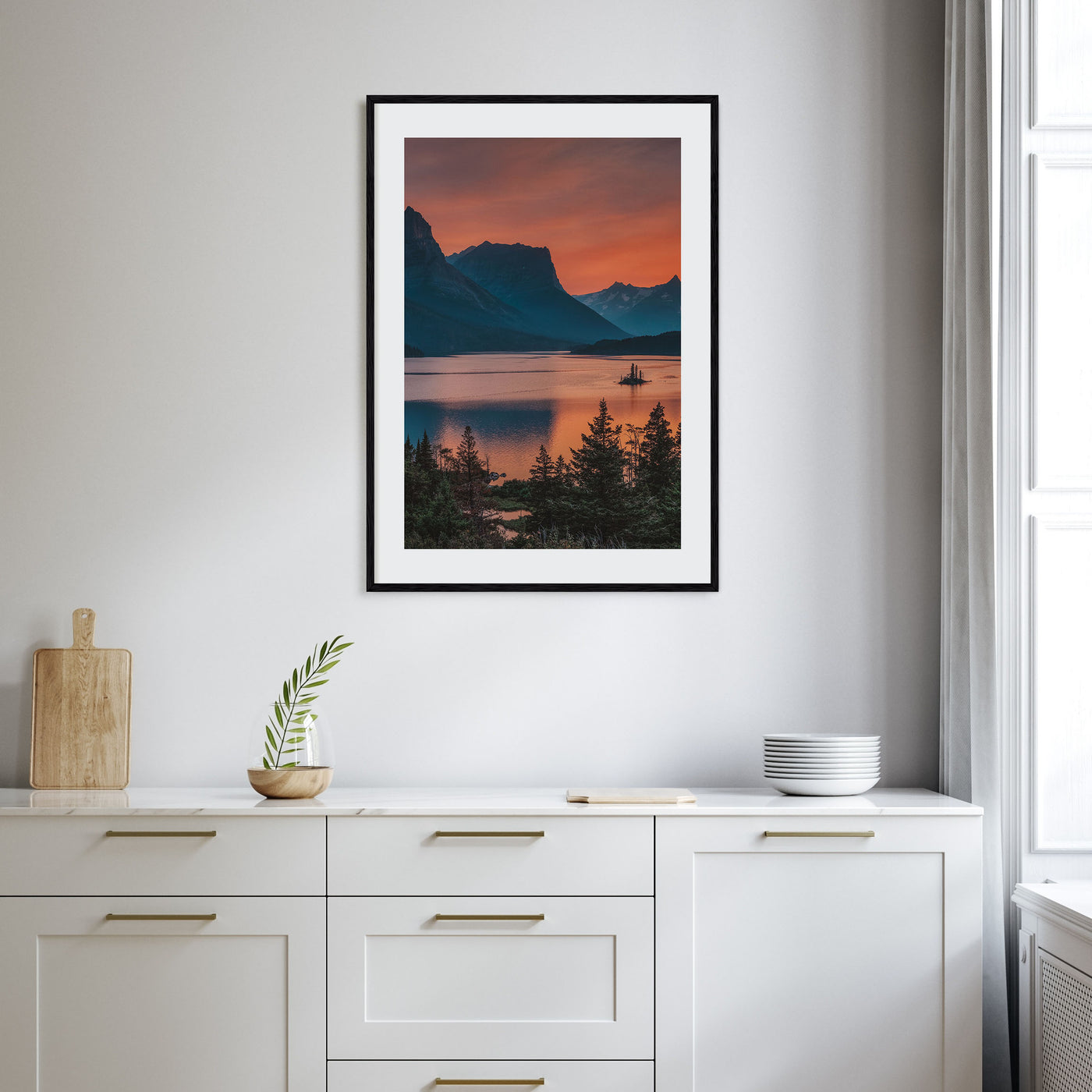Glacier National Park Photo Color No 3 Poster