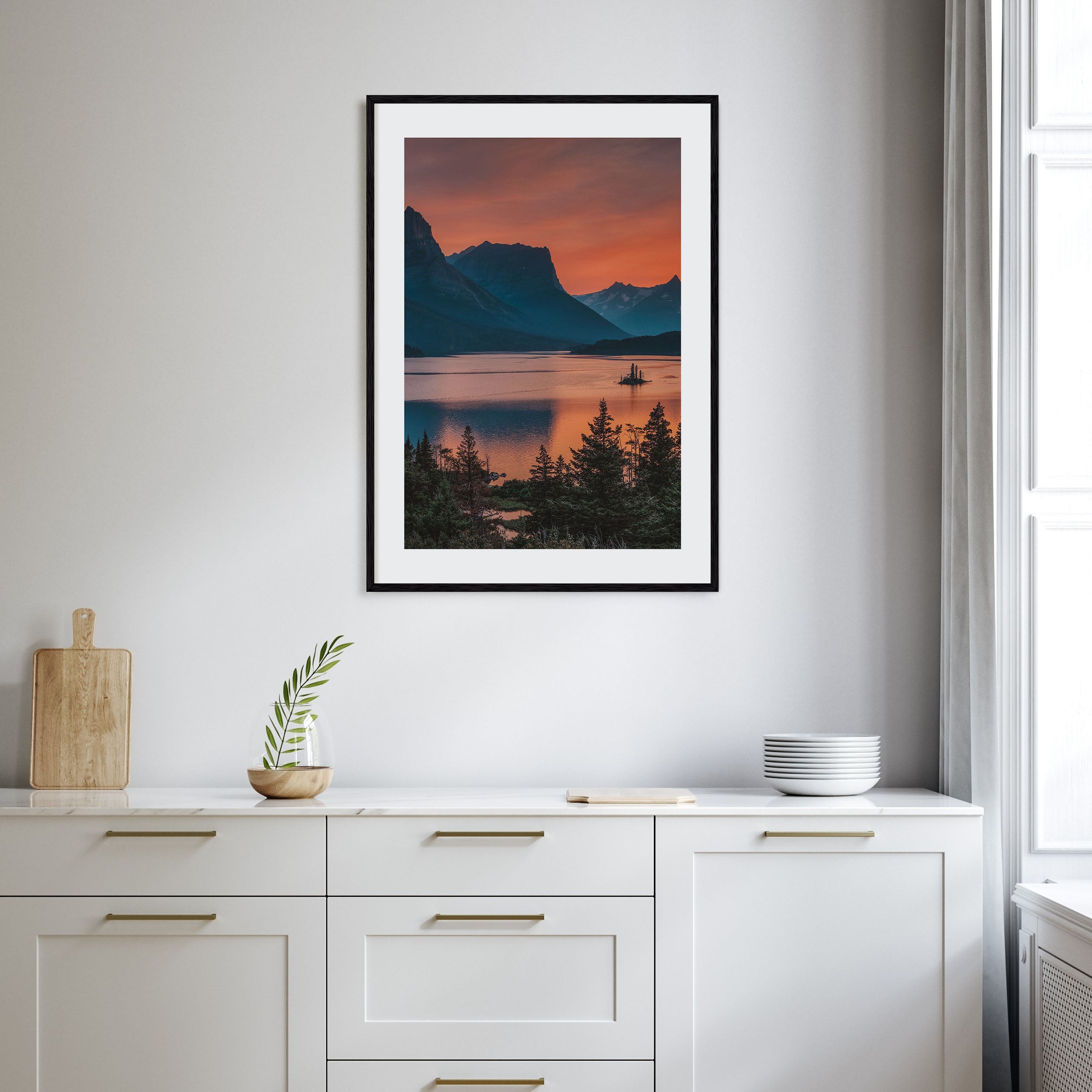 Glacier National Park Photo Color No 3 Poster