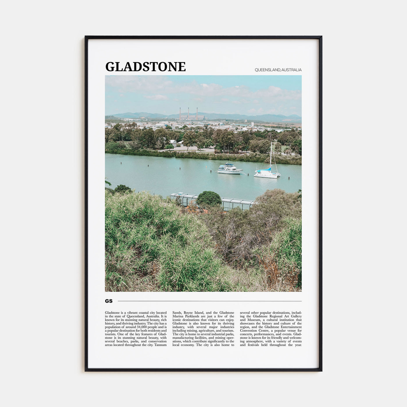 Gladstone Travel Color Poster