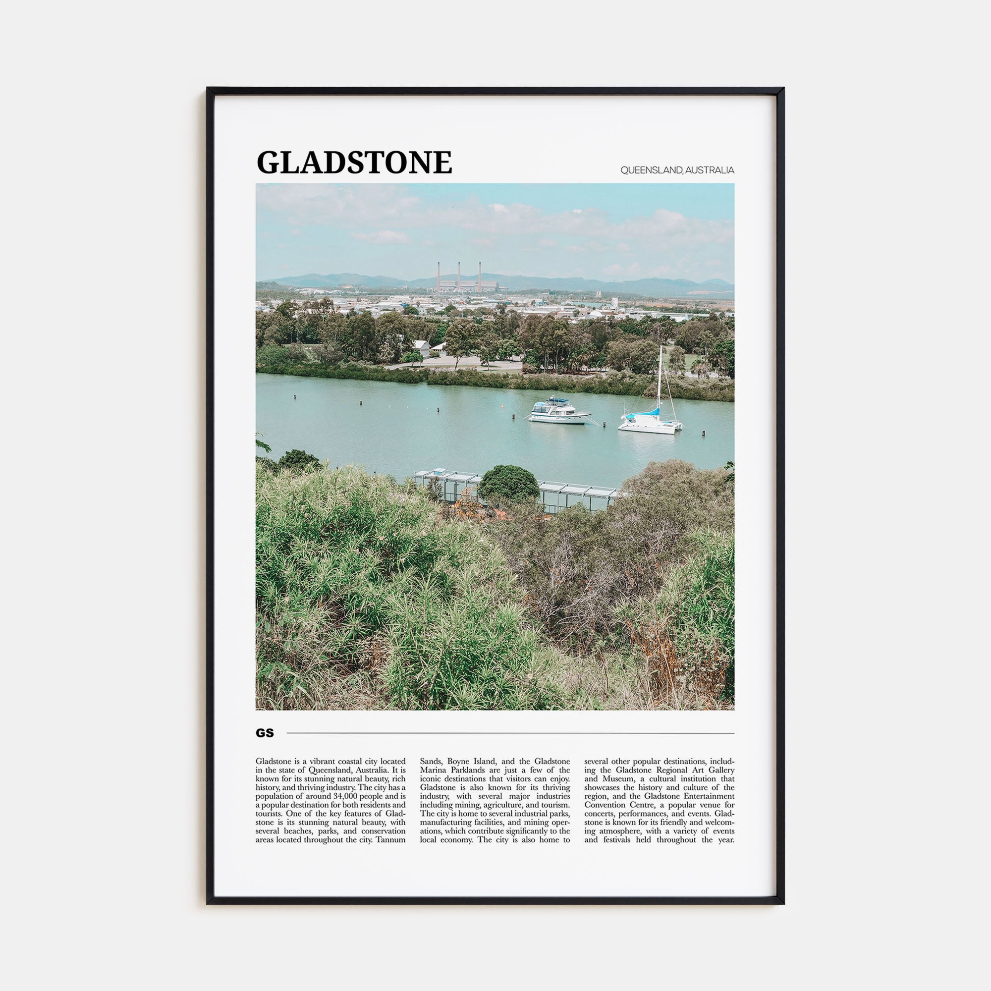 Gladstone Travel Color Poster