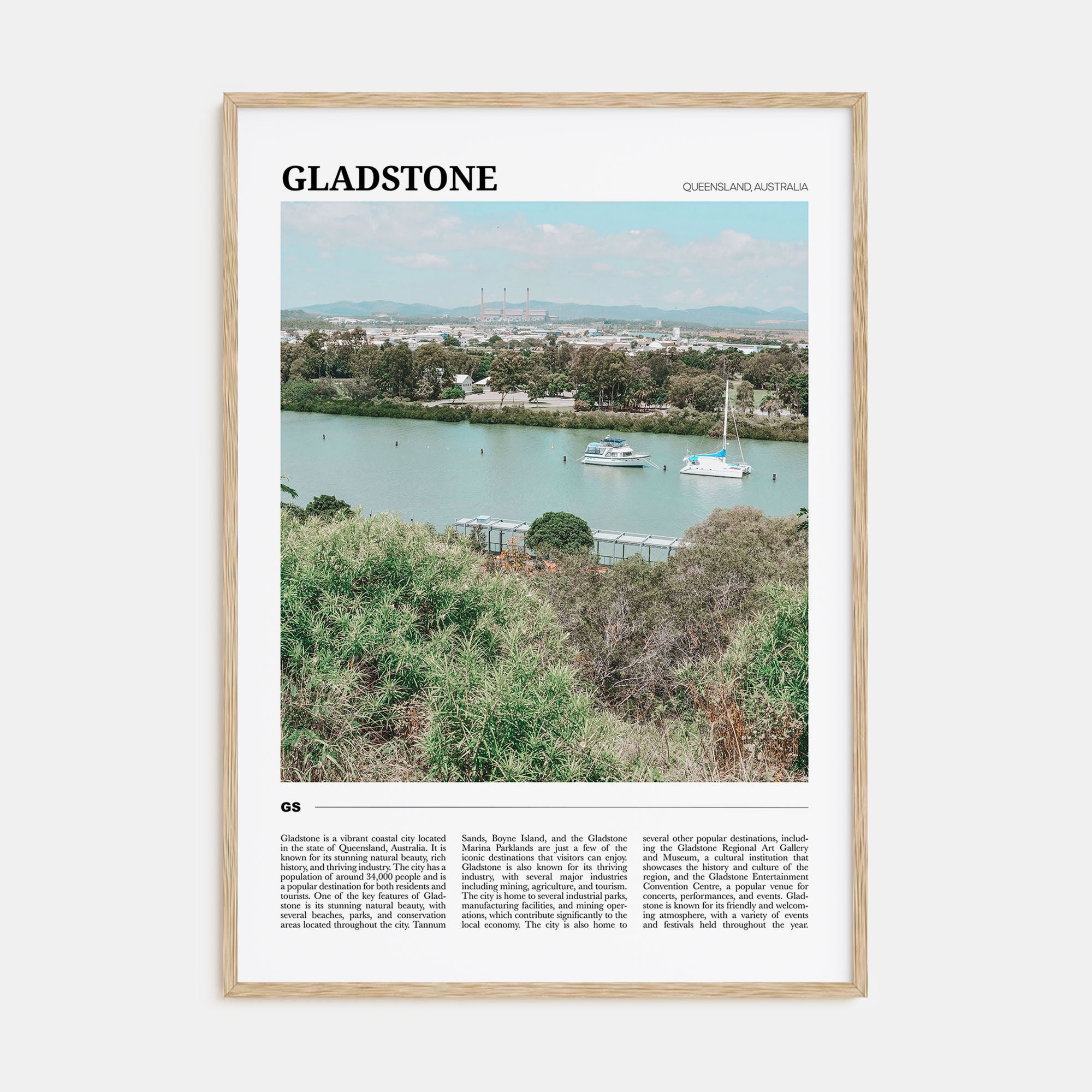 Gladstone Travel Color Poster