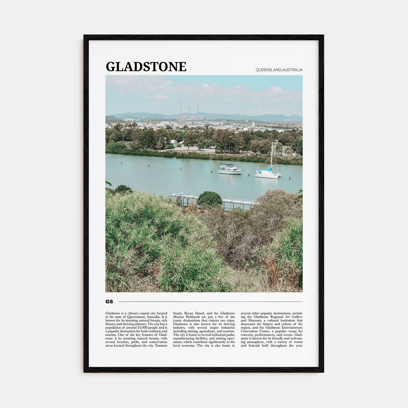 Gladstone Travel Color Poster