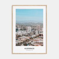 Glendale, California Portrait Color Poster