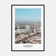 Glendale, California Portrait Color Poster