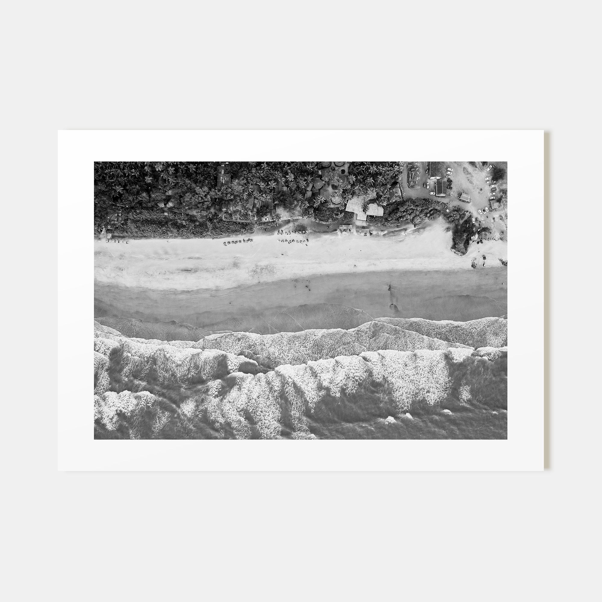 Goa Landscape B&W Poster