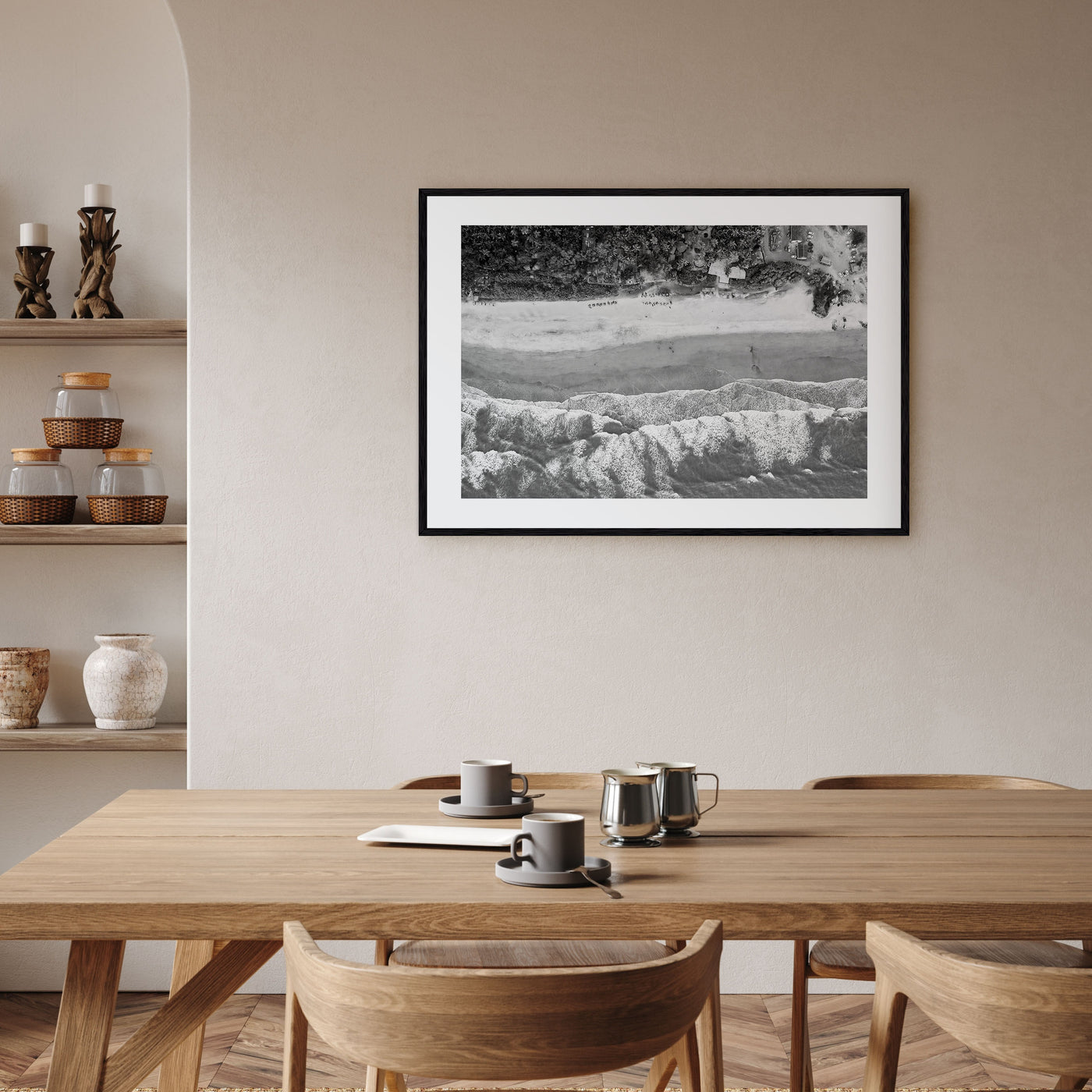 Goa Landscape B&W Poster