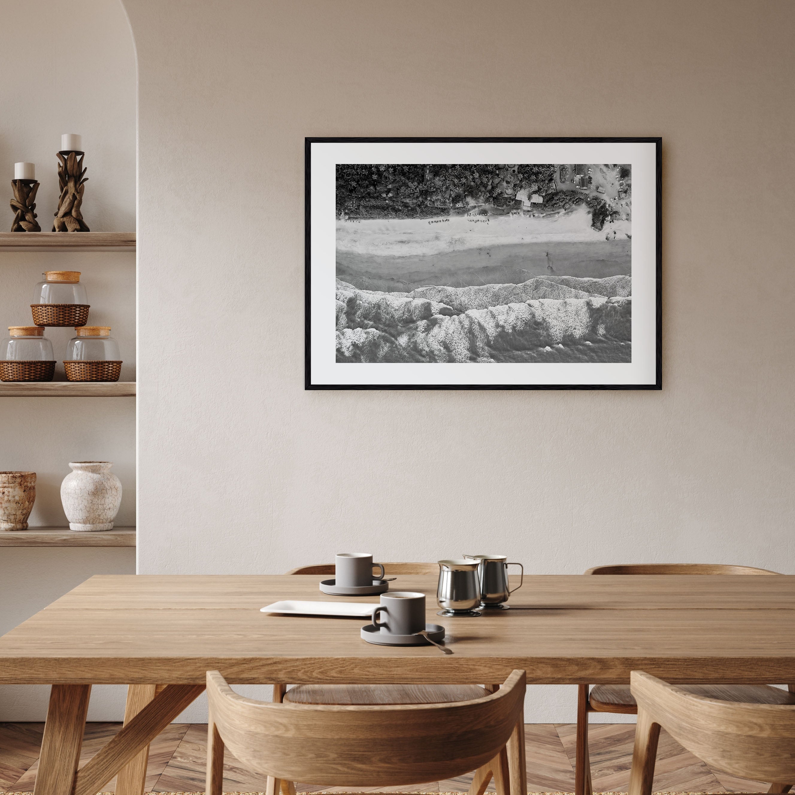 Goa Landscape B&W Poster