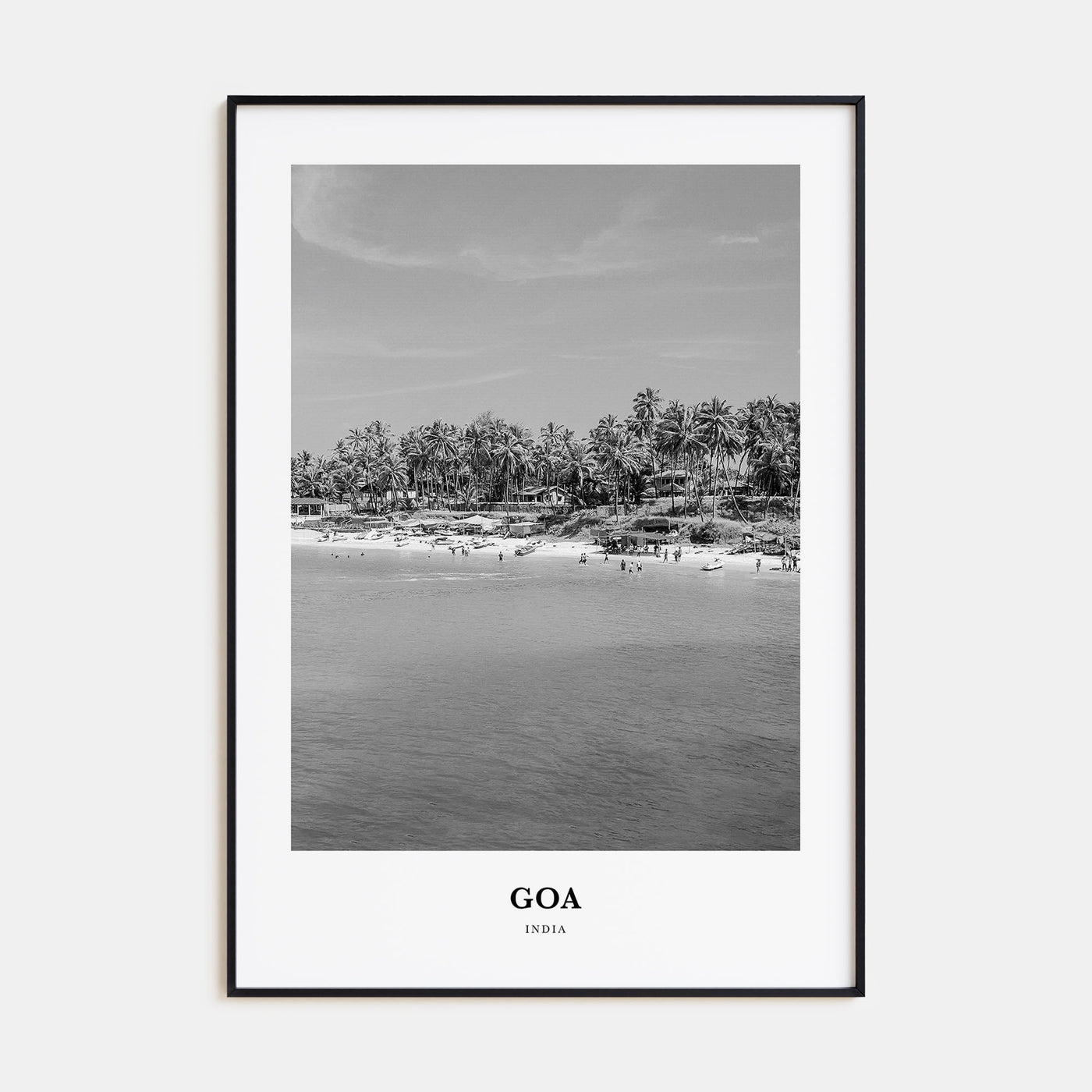 Goa Portrait B&W No 1 Poster