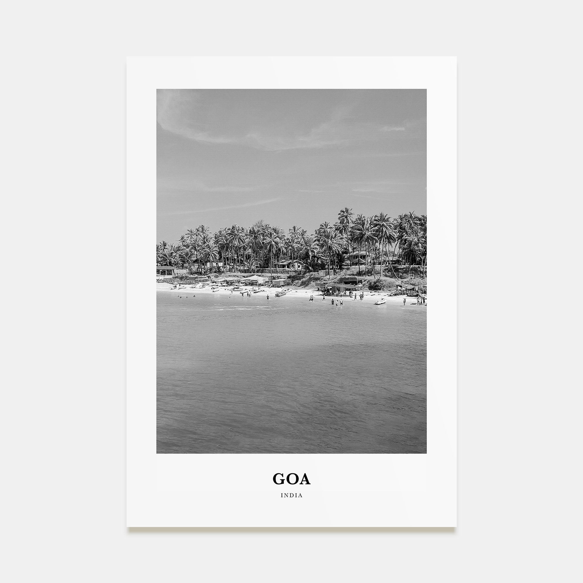 Goa Portrait B&W No 1 Poster