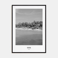 Goa Portrait B&W No 1 Poster