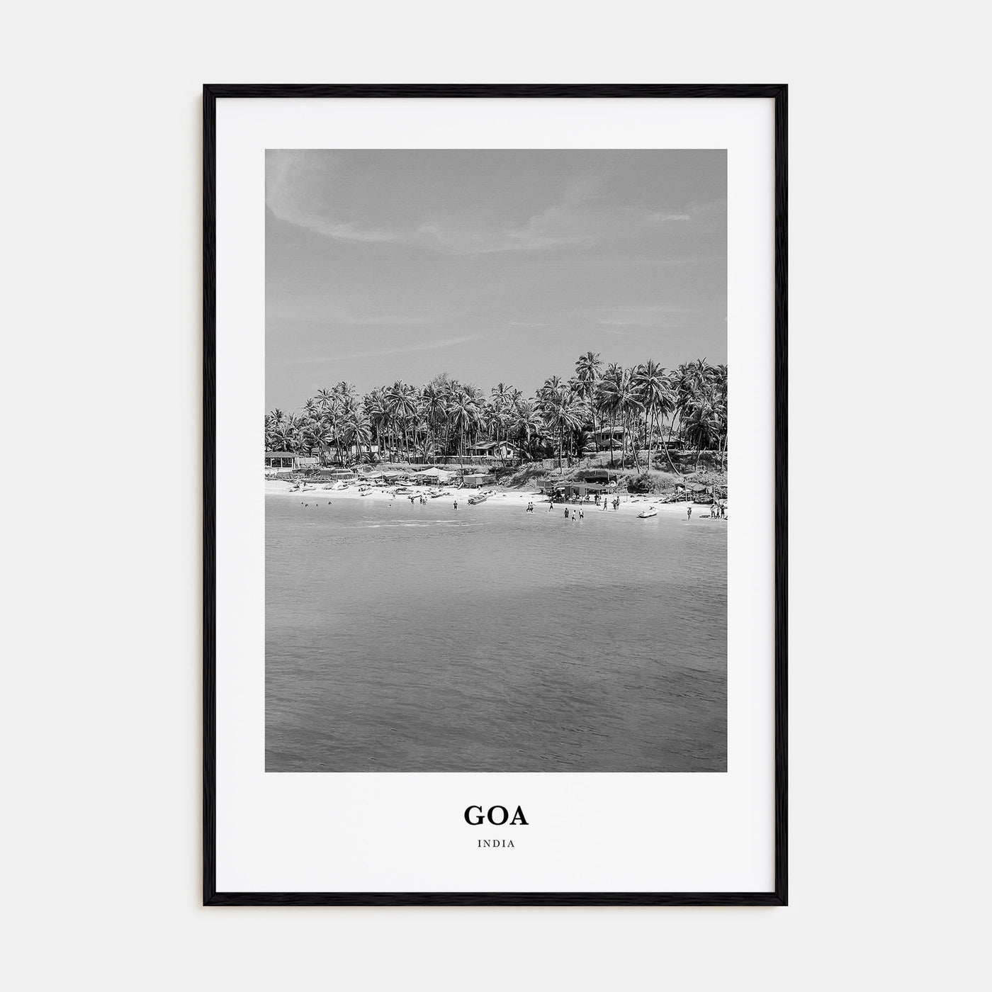 Goa Portrait B&W No 1 Poster