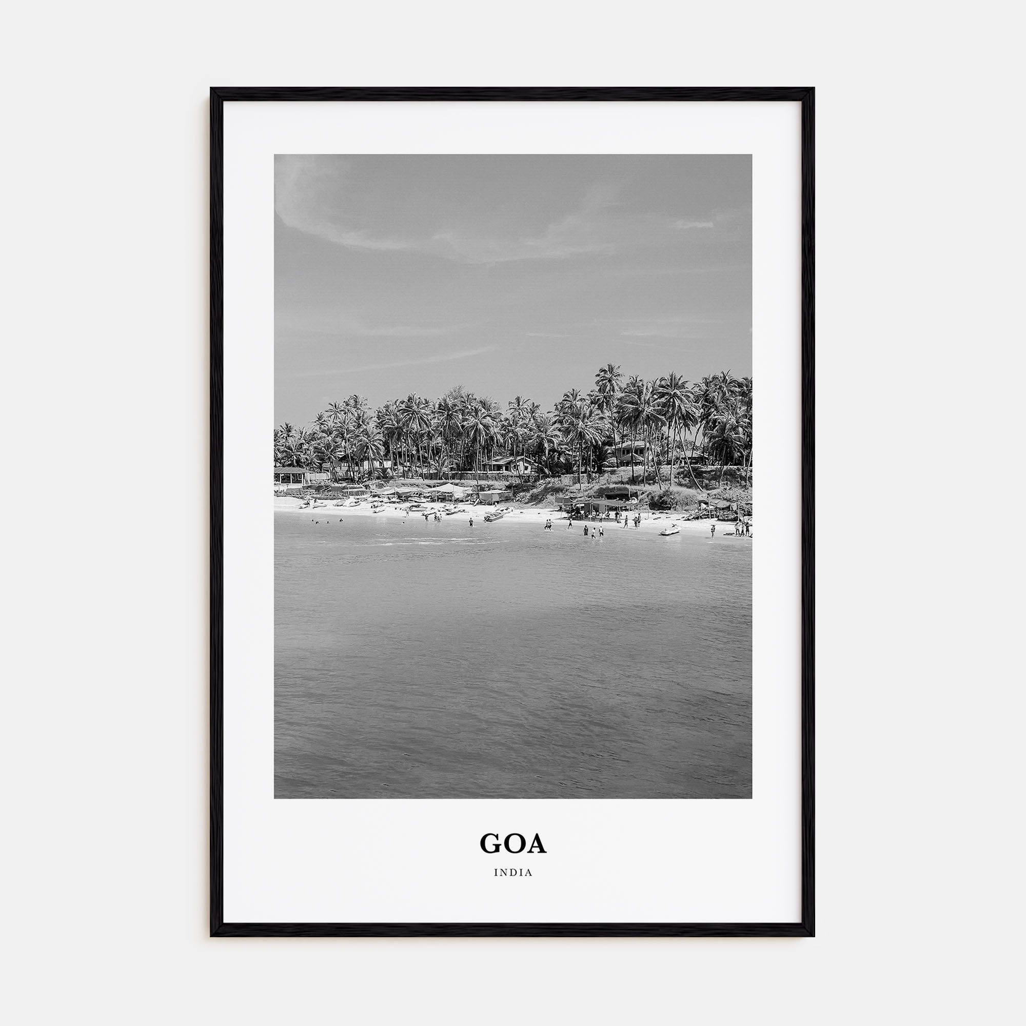 Goa Portrait B&W No 1 Poster