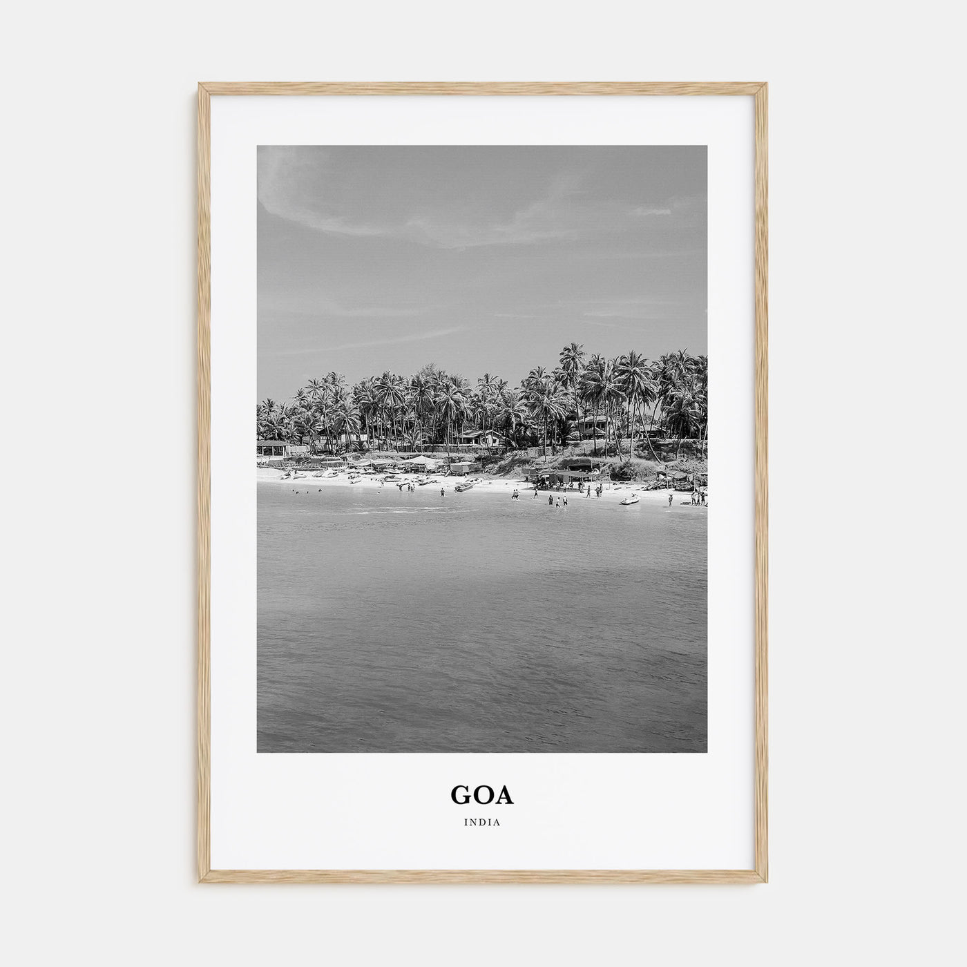 Goa Portrait B&W No 1 Poster