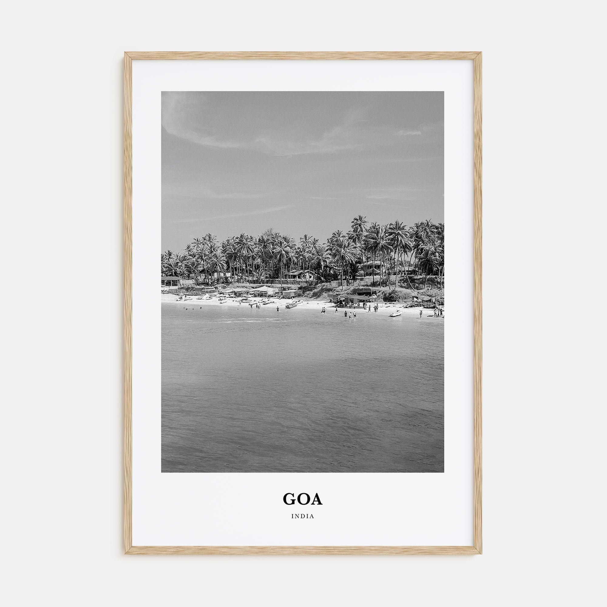 Goa Portrait B&W No 1 Poster