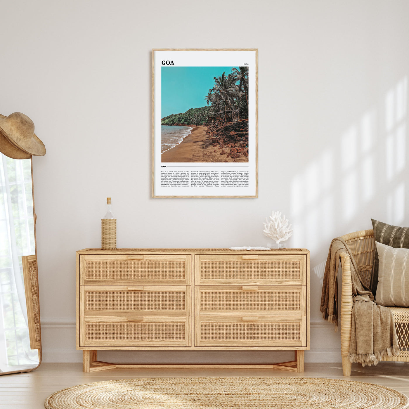 Goa Travel Color Poster