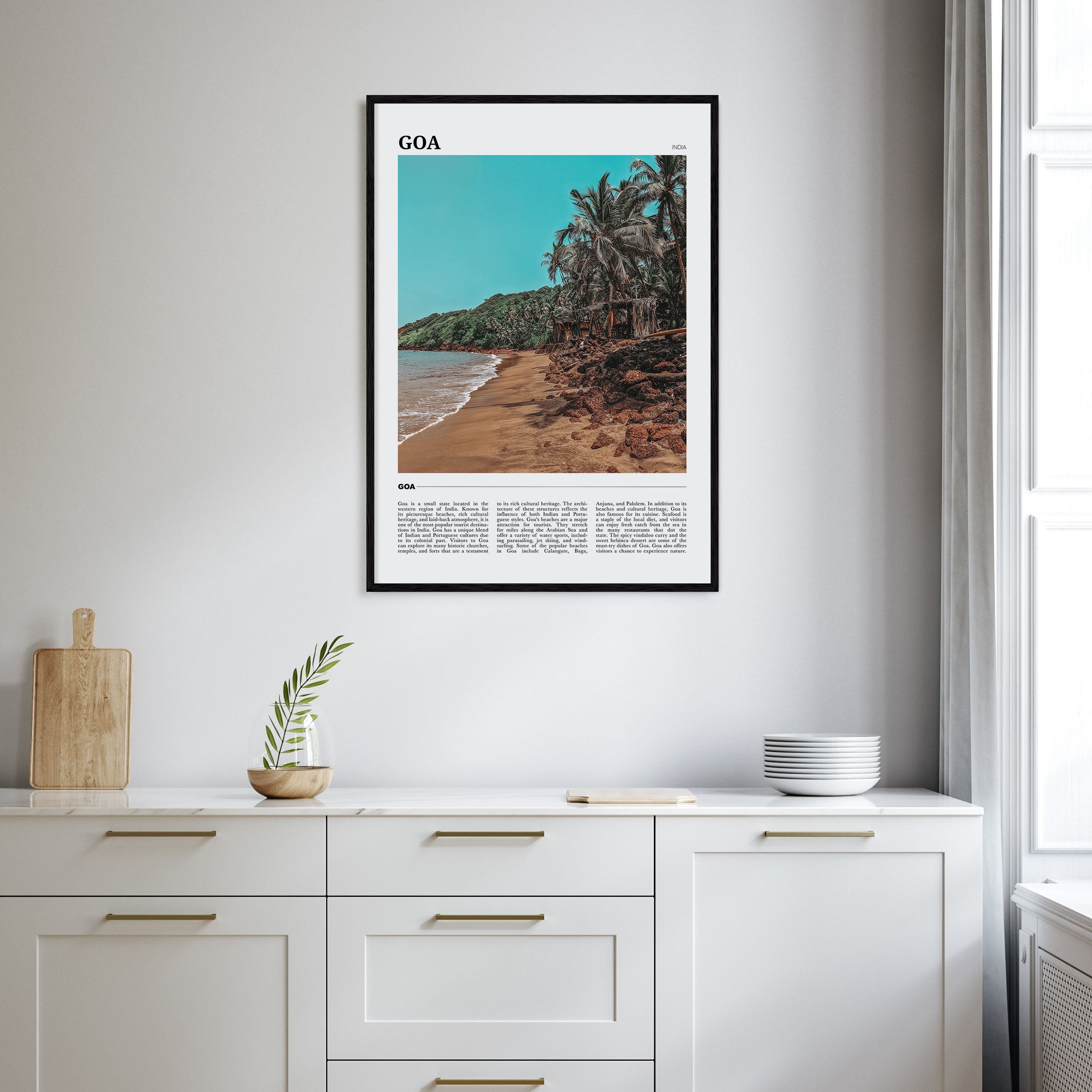 Goa Travel Color Poster