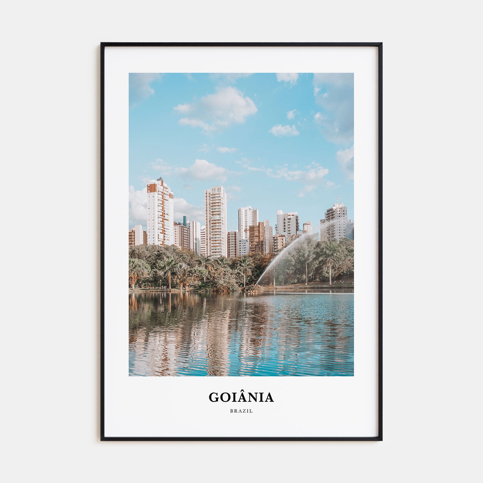 Goiânia Portrait Color Poster