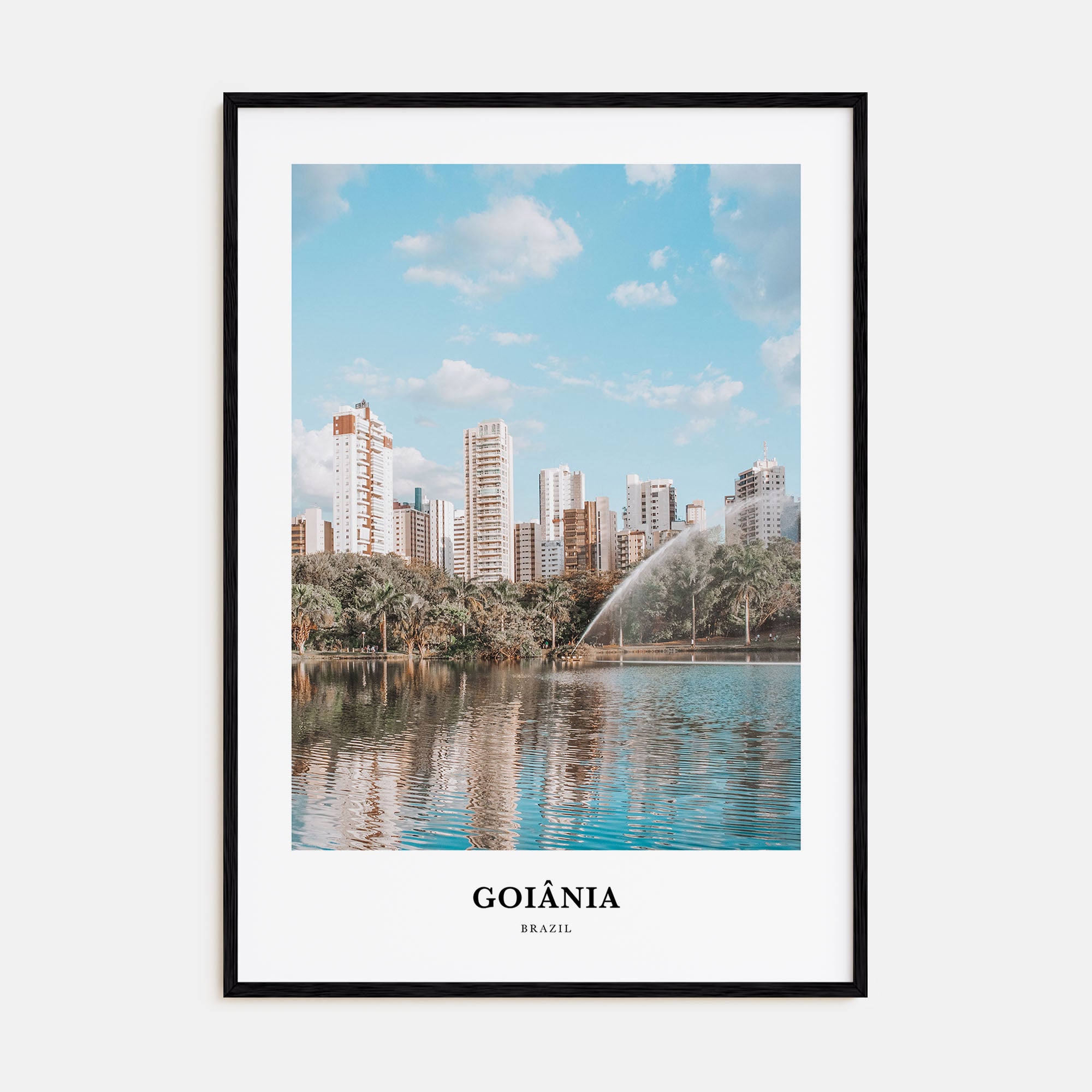 Goiânia Portrait Color Poster
