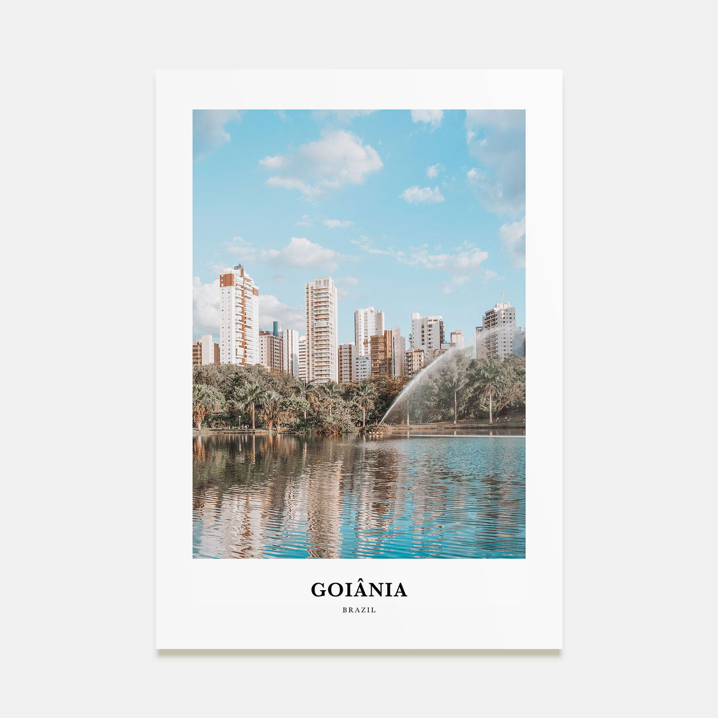 Goiânia Portrait Color Poster