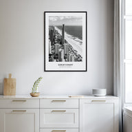 Gold Coast Portrait B&W Poster