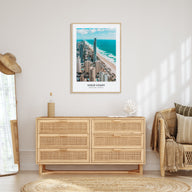 Gold Coast Portrait Color Poster