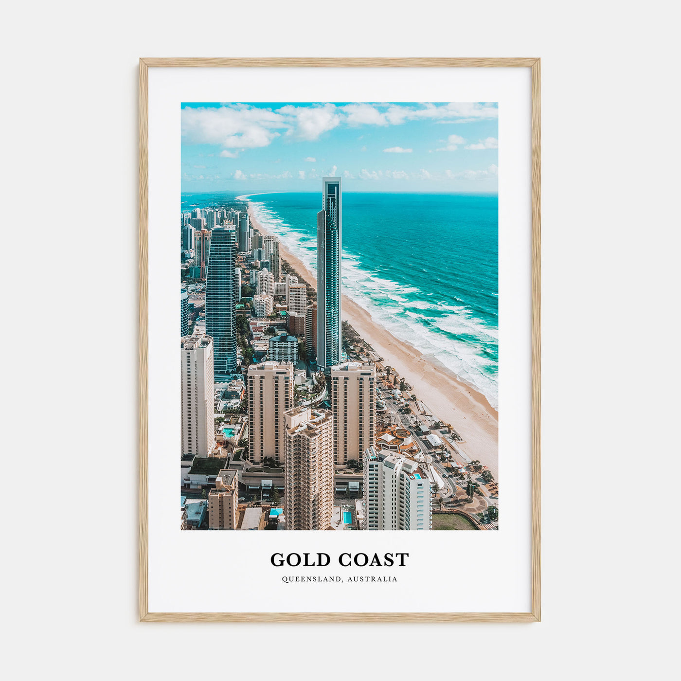 Gold Coast Portrait Color Poster