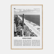 Gold Coast Travel B&W Poster
