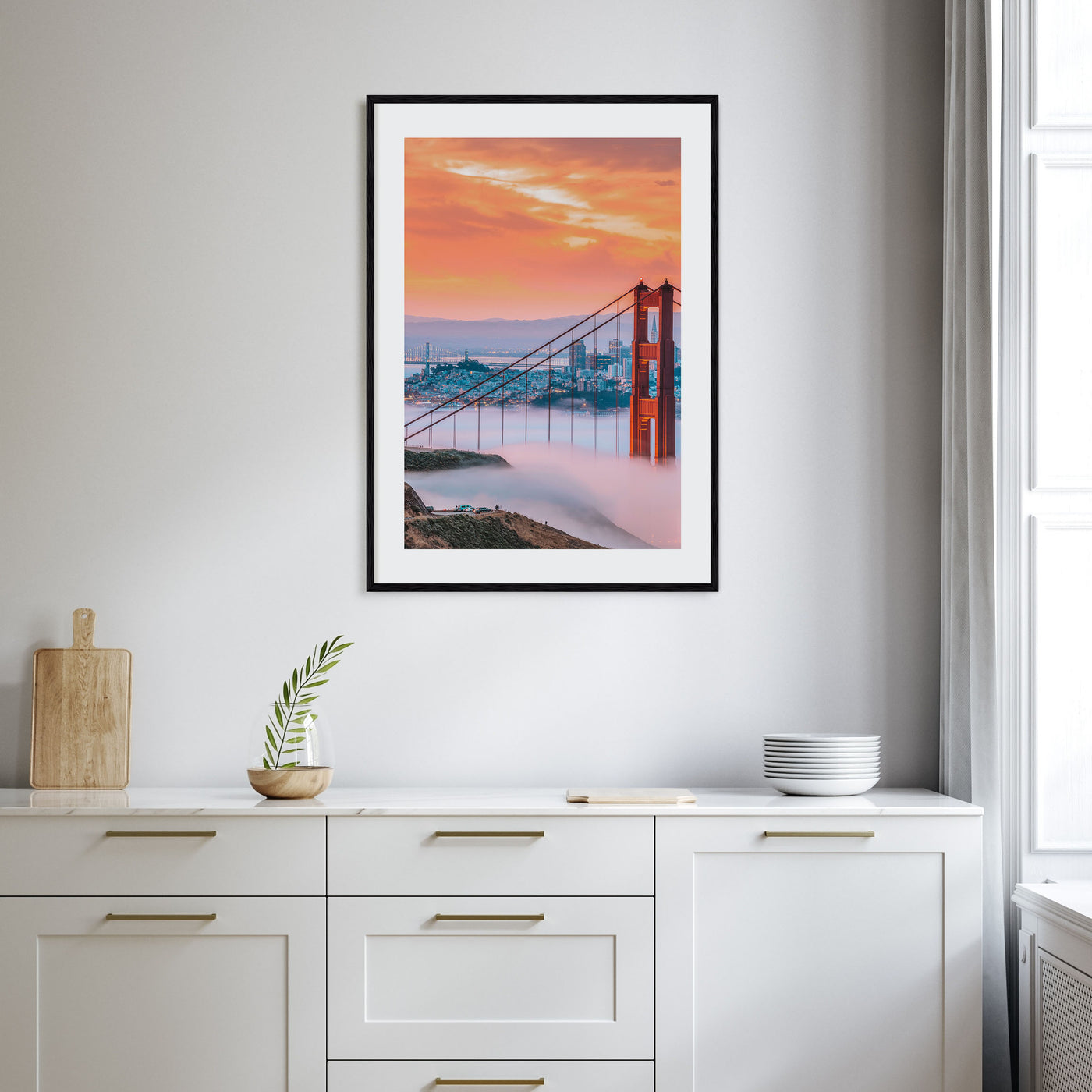 Golden Gate Bridge Photo Color No 1 Poster