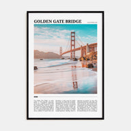 Golden Gate Bridge Travel Color Poster