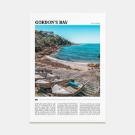 Gordon's Bay Travel Color Poster