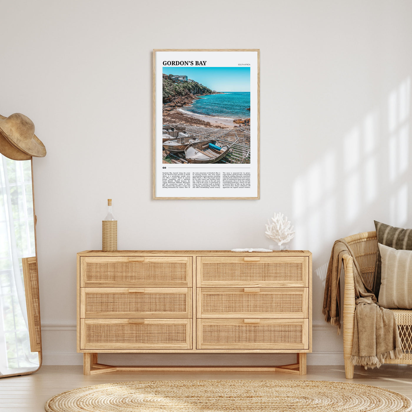 Gordon's Bay Travel Color Poster