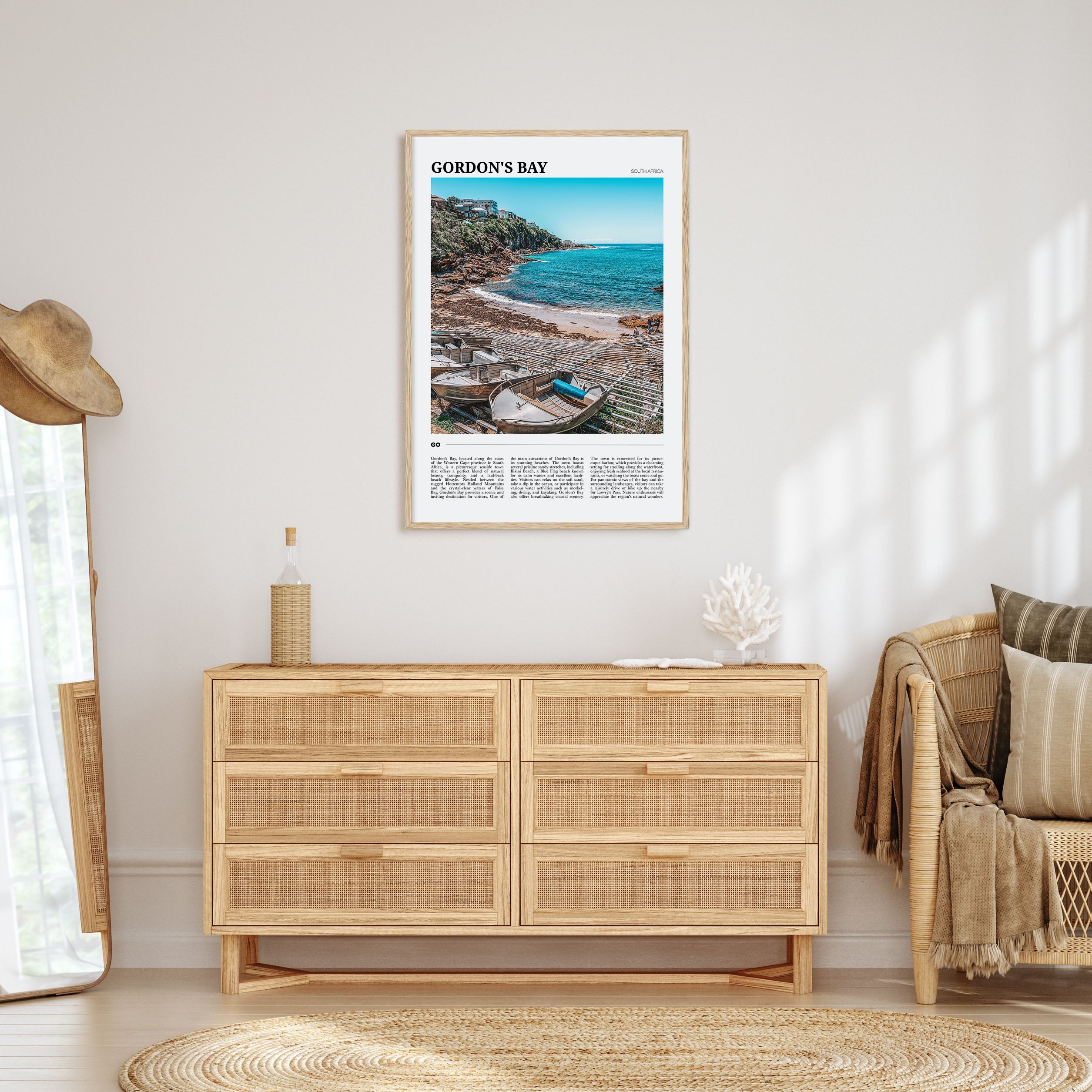 Gordon's Bay Travel Color Poster