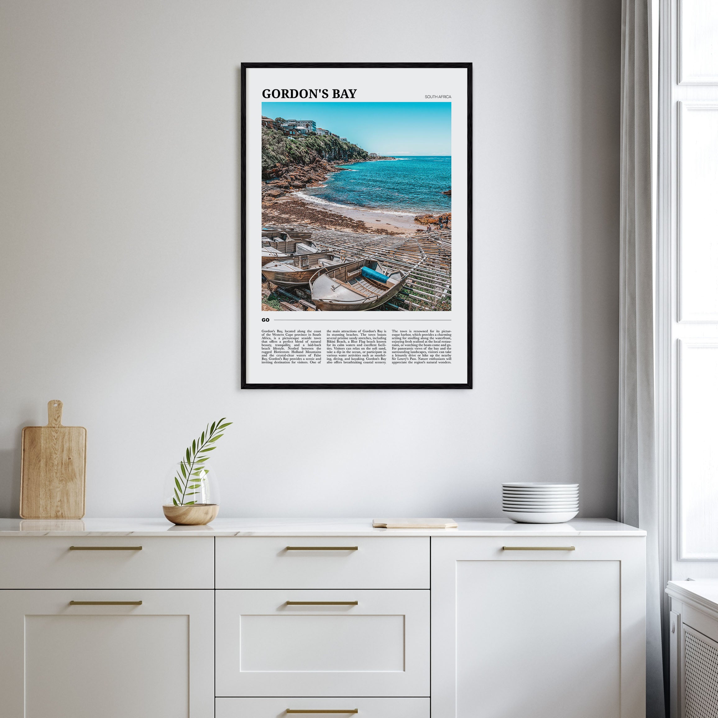 Gordon's Bay Travel Color Poster