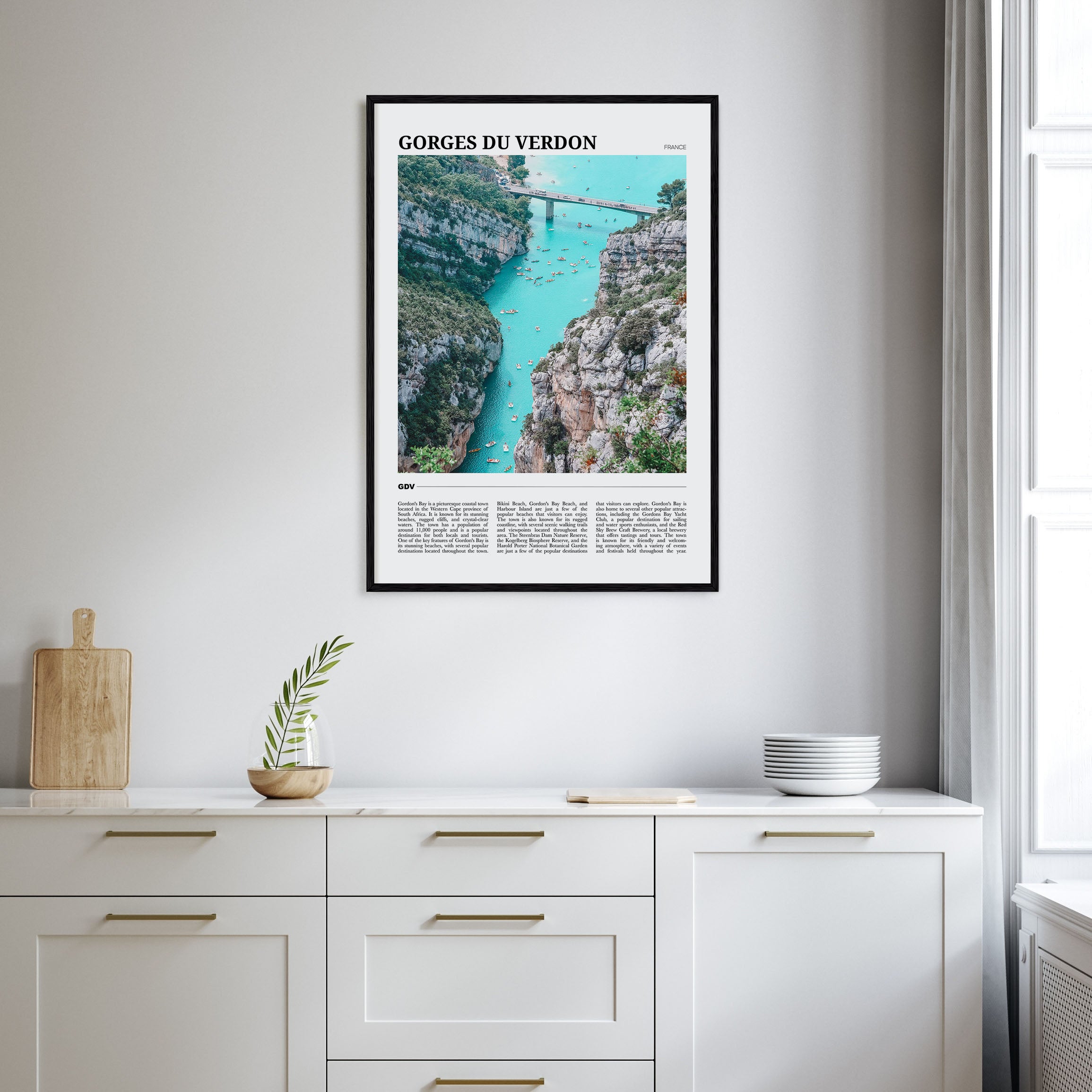 Gorges du Verdon Travel Color Poster