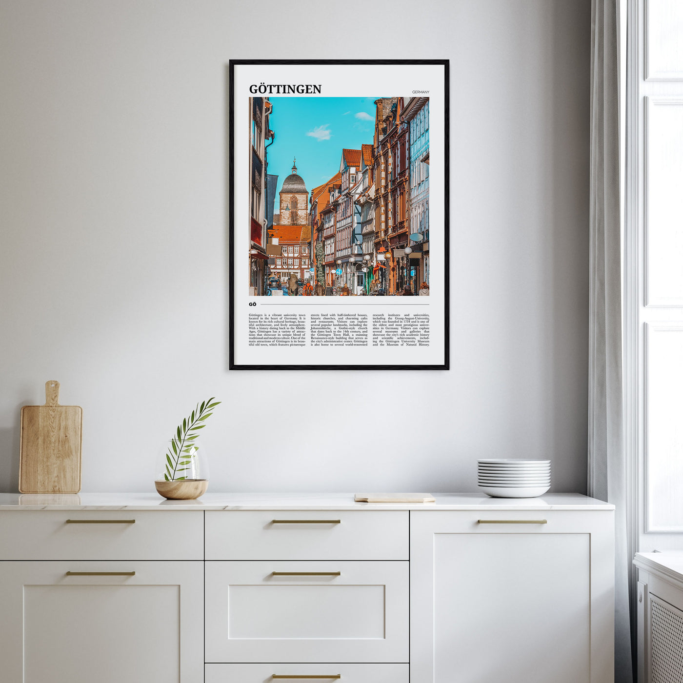 Gottingen Travel Color Poster