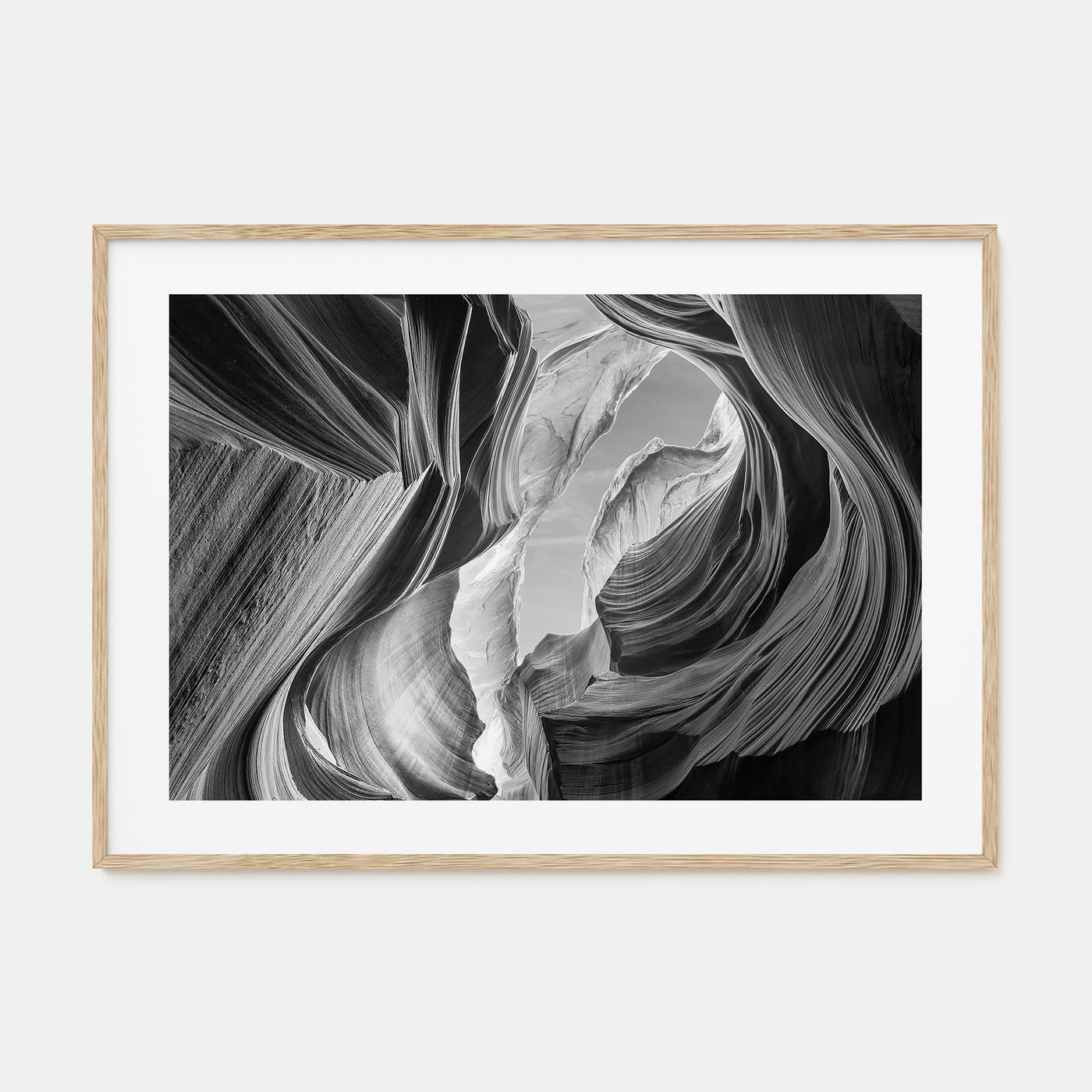 Grand Canyon Landscape B&W Poster