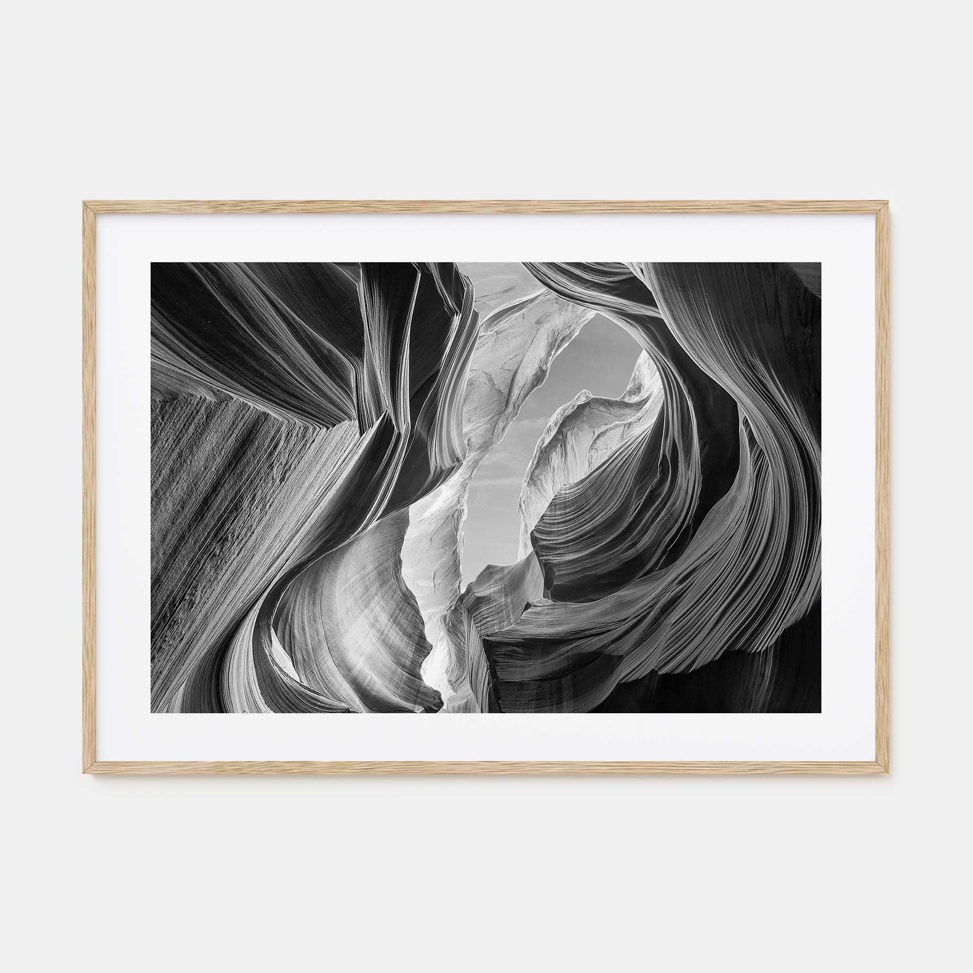 Grand Canyon Landscape B&W Poster