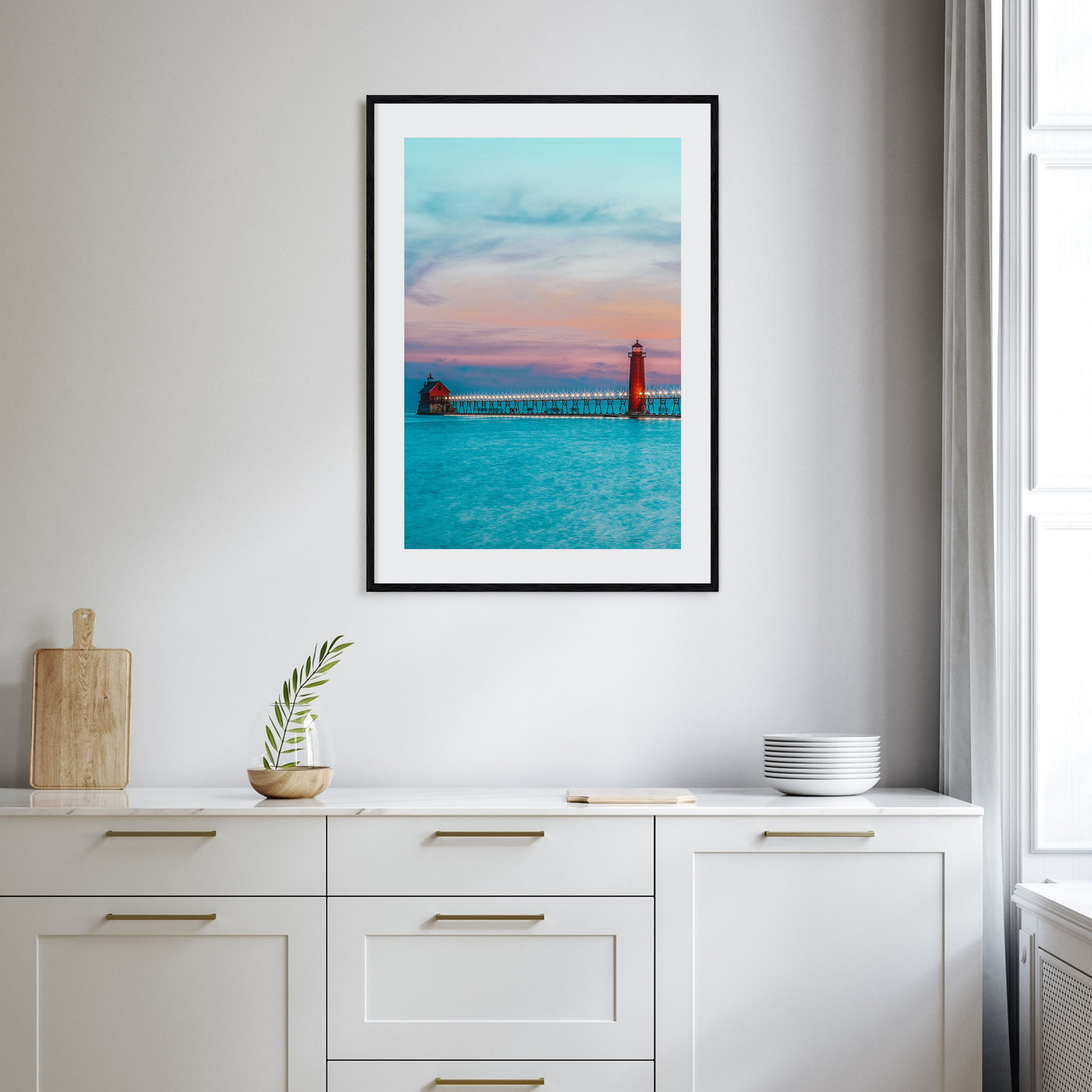 Grand Haven Photo Color Poster