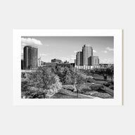 Grand Rapids Landscape B&W Poster