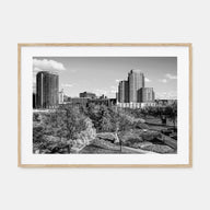 Grand Rapids Landscape B&W Poster