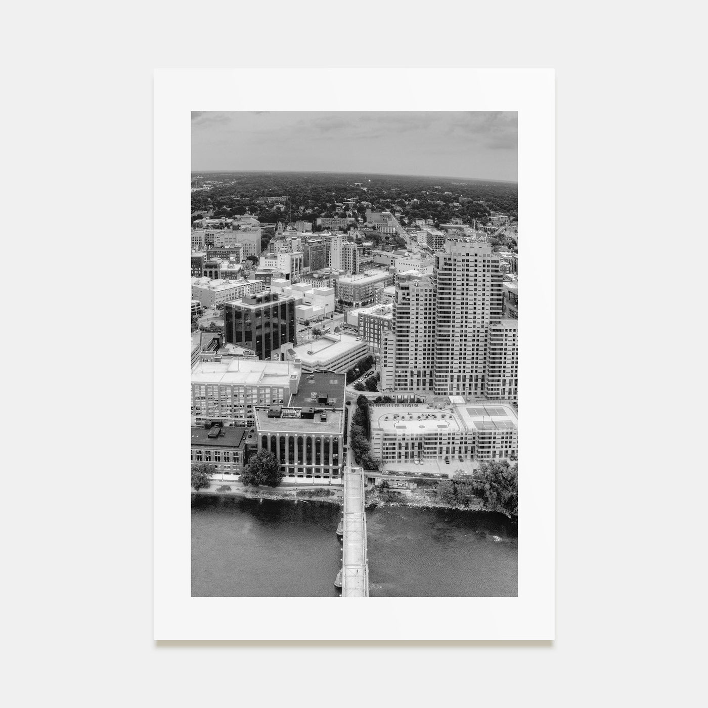 Grand Rapids Photo B&W Poster
