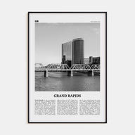 Grand Rapids Travel B&W No 1 Poster