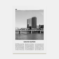 Grand Rapids Travel B&W No 1 Poster