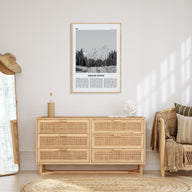 Grand Teton National Park Travel B&W No 1 Poster